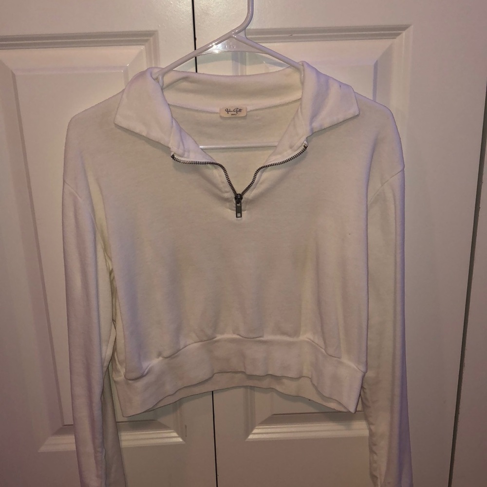 brandy melville quarter zip
